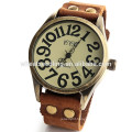 2015 Teenage Fashion leather vintage ladies wrist watch